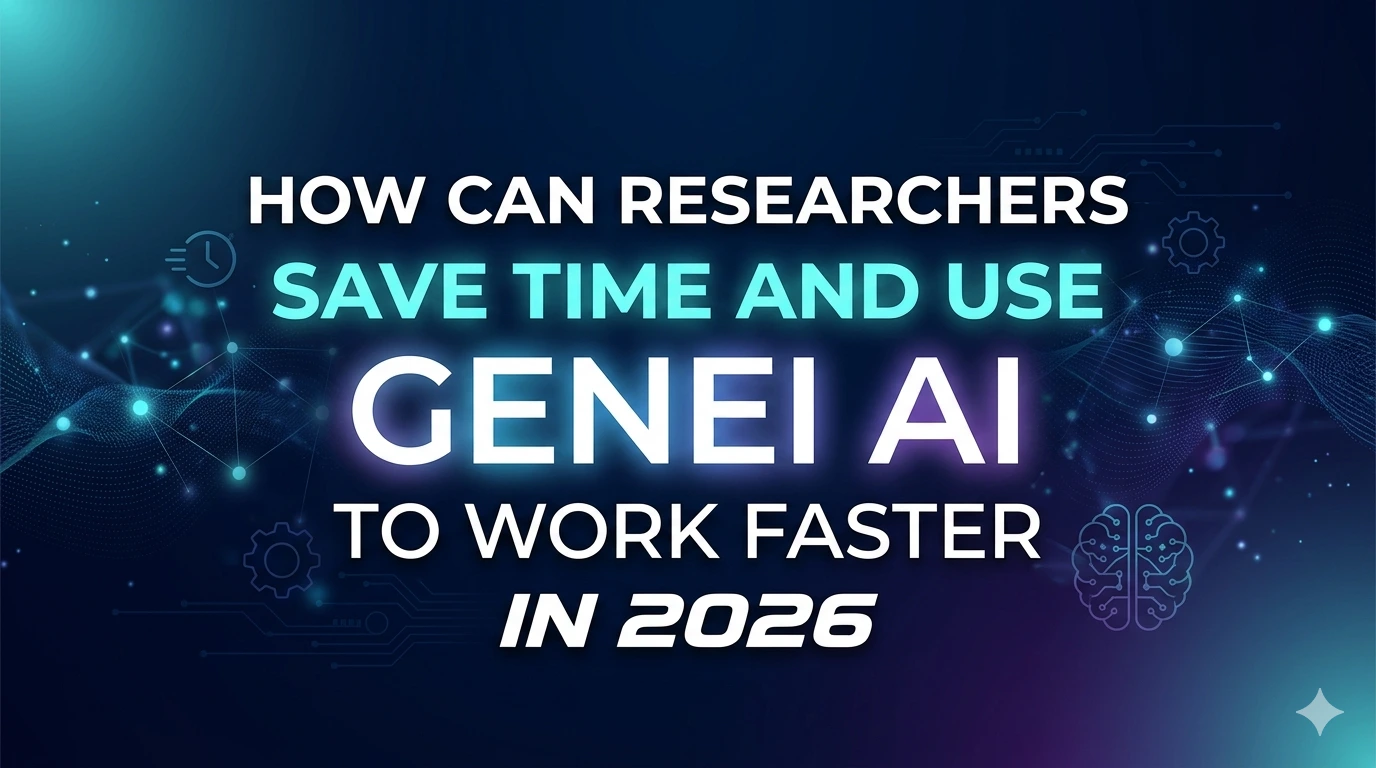 Why Do Researchers Use Genei AI to Save Time In 2026