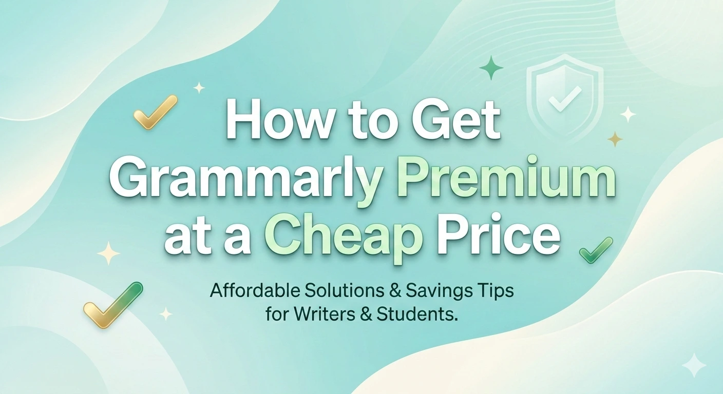 How to Get Grammarly Premium at a Cheap Price