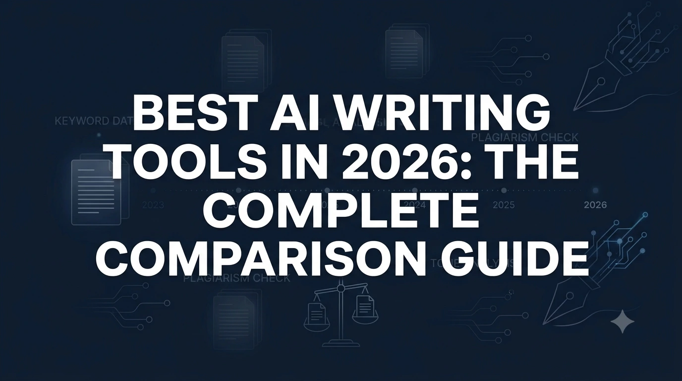 Best AI writing tools in 2026: The Complete Comparison Guide